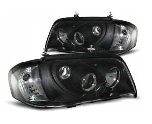Lămpi Mercedes W202 Clasa C 93-00 Lentile negre
