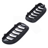GRILĂ (RINICHI) BMW E90 08-11 DUBLU NEGRU MAT