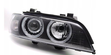 BMW E39 LCI 00-03 Lampa Xenon D2s Black Ring