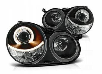 Faruri VW Polo 9N BLACK RINGI