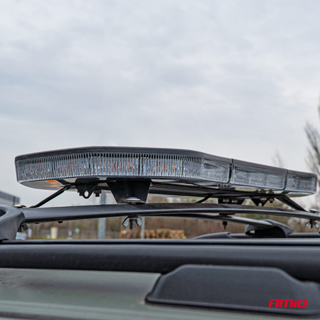 Beam LED avertizare 51 functii 137cm omologare R65 R10 12-24V