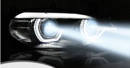 Lămpi Full Led negru pentru Bmw X5 E70 07-13 Xenon D1S