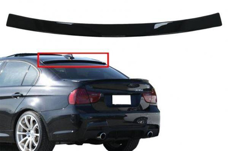 SPOILER DE ACOPERIȘ BMW E90 04-10 NEGRU LUCIOS
