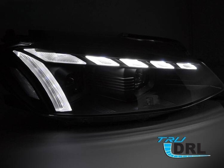 Faruri VW Golf 7 17-19 LED drl seq negru