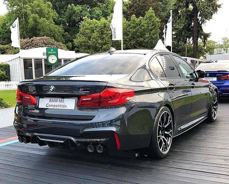 DIFUZOR BMW G30 LOOK M5 COMPETITION NEGRU LUCIOS
