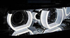 Bmw E90 E91 faruri 05-08 inele cromate 3d