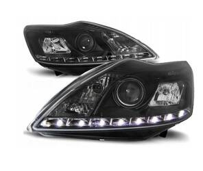 Ford Focus II 08-10 becuri LED negre + motoare
