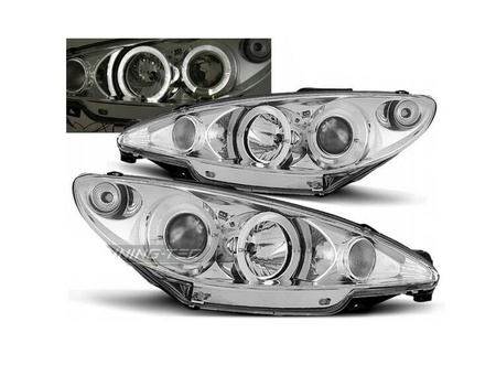 Faruri Peugeot 206 CHROM RINGI
