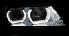 Lămpi Bmw E90/e91 05-08 Chrome Rings Led 3d Xenon