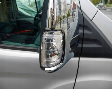 Huse oglinzi laterale pentru FORD TRANSIT 2013- | ABS | crom