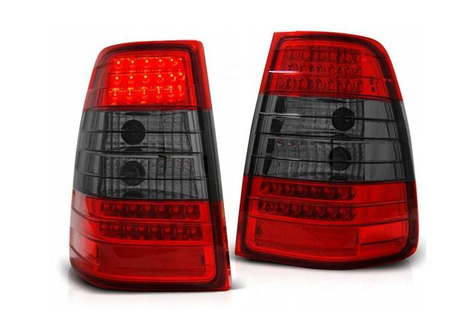 LED lumini spate MERCEDES W124 KOMBI 85-95 RED SMOKE