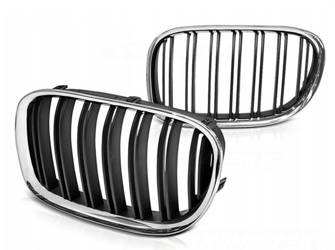 Grilă frontală BMW F01 09-15 CHROME BLACK