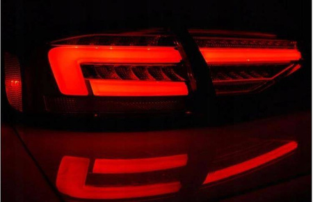 Diode secvențiale cu fum roșu pentru Audi A4 b8 12-15 sedan