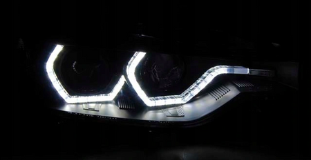 Lămpi Bmw F30 F31 11-15 Led negru Drl Xenon D1s