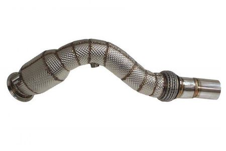 Downpipe BMW F82 F83 M4 S55 2013+ cat 200cell Heat Shield