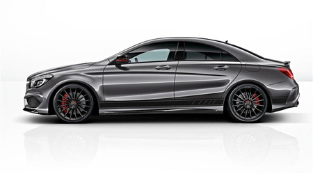 AUTOCOLANTE LATERALE GRI ÎNCHIS MERCEDES W117 CLA AMG