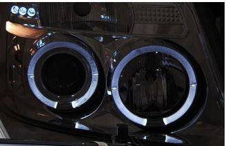 Faruri ford f150 mk11 04-08 ochi de înger cromat