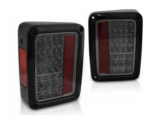 Lămpi Chrysler Jeep Wrangler Jk 07-18 Led Smoke