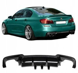 DIFUZOR BMW F10 F11 10-LOOK M5 DUET NEGRU LUCIOS