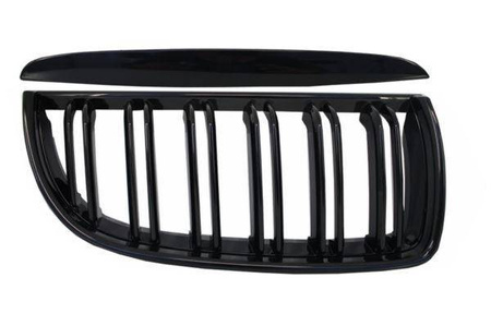 GRILĂ (RINICHI) BMW E90 E91 05-08 NEGRU LUCIOS