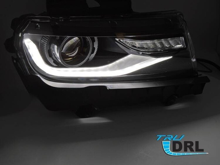 Faruri pentru Chevrolet Camaro 13-15 BLACK LED