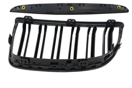 GRILĂ (RINICHI) BMW E90 E91 05-08 NEGRU LUCIOS