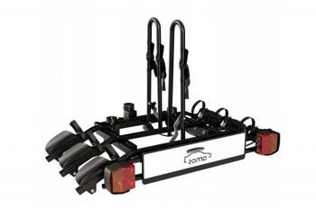 Platformă de bicicletă TYTAN AMOS 3 PLUS (7 pini) NEGRA cu cârlig