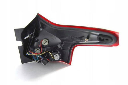 Ford Focus 3 11-14 hb roșu alb condus lămpi roșu și alb