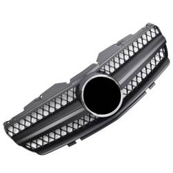 GRILĂ MERCEDES R230 SL 01-02/06 NEGRU MAT PLAT