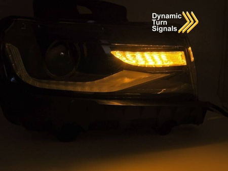 Faruri pentru Chevrolet Camaro 13-15 BLACK LED