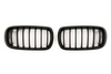 GRILĂ BMW X5 X6 F15 F16 CU O SINGURĂ LAMELĂ NEGRU LUCIOS