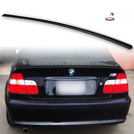 SPOILER BMW E46 98-05 4D LOOK M3 NEGRU LUCIOS