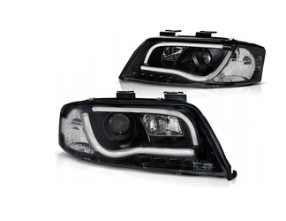 Faruri Audi A6 C5 01-04 Tube Black Drl