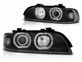 Faruri BMW E39 95-03 Black Ring LED Depo