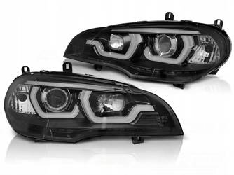 Faruri BMW X5 E70 E70 07-13 DRL NEGRU 3D