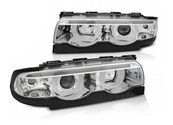 Faruri Bmw E38 94-01 Ringi 3d Led Chrome