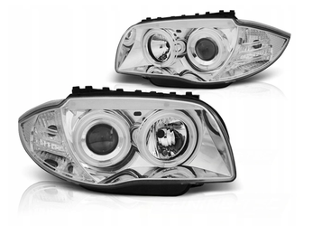 Faruri Bmw E87 E81 04-11 Ccfl Chrome