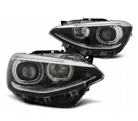 Faruri Bmw F20 F21 F21 11-14 a condus ringlights negru