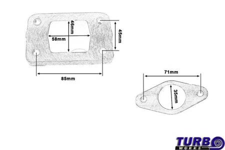 AUDI 1.8 TURBO T3 T3 colector de evacuare din fontă RACE