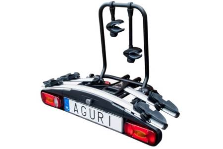 Aguri Active Platforma de transport pentru biciclete 2 biciclete argintiu