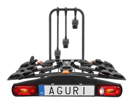 Aguri Active Platforma de transport pentru biciclete Aguri Active 3 biciclete negru