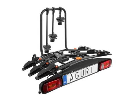 Aguri Active Platforma de transport pentru biciclete Aguri Active 3 biciclete negru