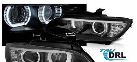 Bmw E92 faruri DRL XENON negre DRL