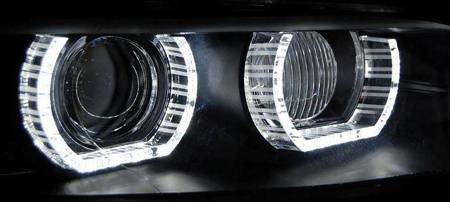 Bmw E92 faruri DRL XENON negre DRL