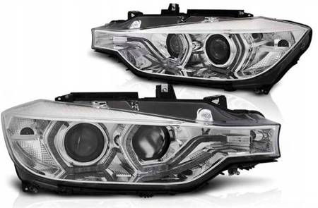 Bmw F30 F31 F31 11-15 a condus lămpi de xenon d1s cromat drl xenon d1s