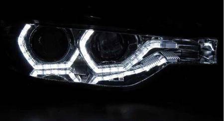 Bmw F30 F31 F31 11-15 a condus lămpi de xenon d1s cromat drl xenon d1s