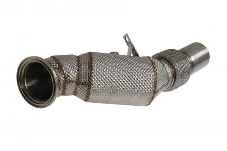 Downpipe BMW B48 B48 F30 340i F32 440i + KAT Heat Shield