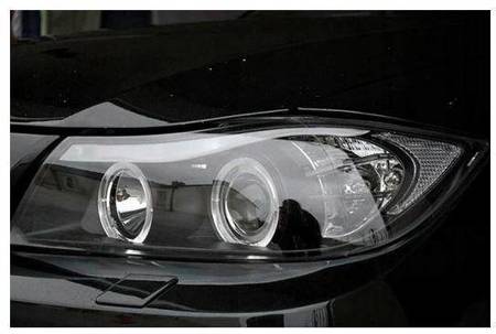 Faruri BMW E90/E91 BLACK RINGI