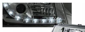 Faruri Skoda Octavia I 00-04 Daylight Chrome