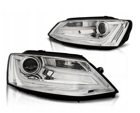 Faruri VW Jetta vi 11- chrome led drl